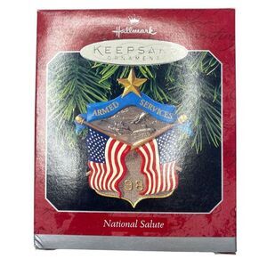 National Salute Armed Services 1998 Hallmark Keepsake Ornament